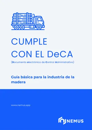 Portada Guía DeCA para el sector de la madera · NEMUS / Cesefor · 2026